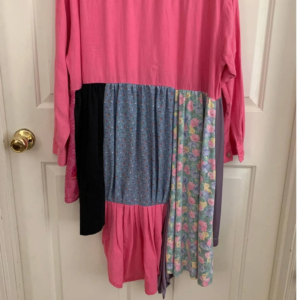 Handmade Upcycled Patchwork Top - Picture 2 of 7